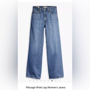 Levi’s ribcage wide leg jeans BNWT